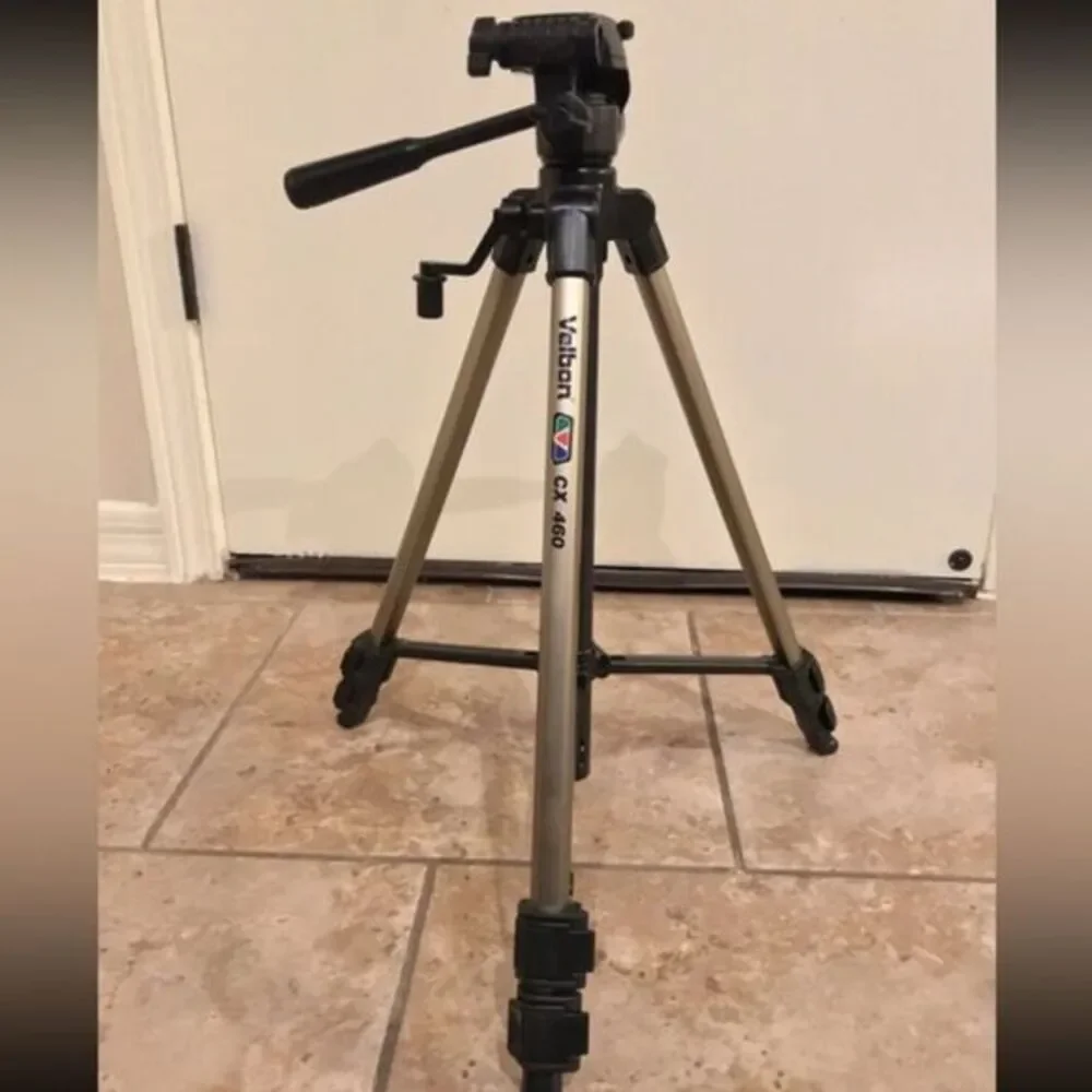 Velbon CX Stratos 460 Camera Tripod Quick Release Platform 3 Section Legs Pro